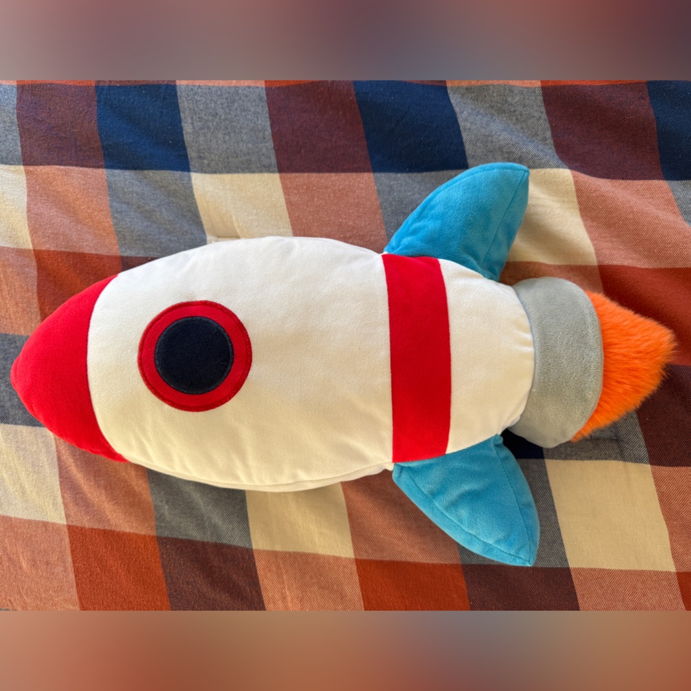 Colorful Rocket Plush Toy